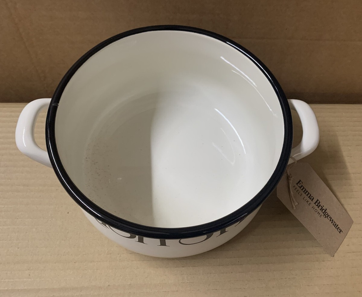 Emma Bridgewater Black Toast Medium Enamel Casserole Pot (New) | eBay