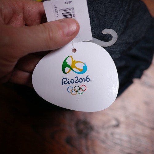 NEW NWT Official RIO Olympics 2016 Mascot VINICIUS Black Cotton Ball Cap Hat - Picture 7 of 8