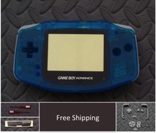 GBA Nintendo Game Boy Advance Replacement HousingShell Screen Crystal Blue