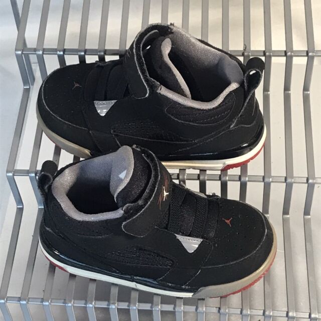 Nike Air Jordan Flight Toddler Size 7c Red & Black Basketball High Top Shoes