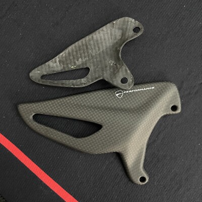For Ducati Panigale V4 / V4S / V4R 2018-2024 Real Carbon Fiber Heel Guards