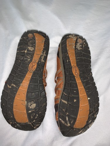 CHACO Outcross Shoes Orange Youth Sz 4 Kids Junior Bungie waterproof walking - Picture 7 of 8