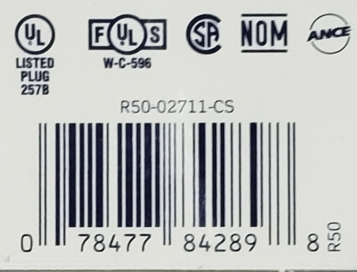 Leviton 2711-CS Pro Electrical Locking Plug 2711, 30A 125/250V - 3