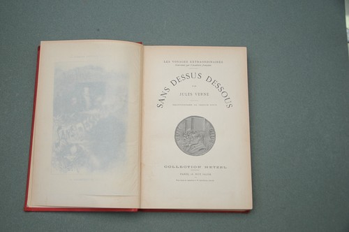 Hetzel J.Verne Polychromkarton ohne Oberseite darunter Akanthusblätter - Bild 3 von 9