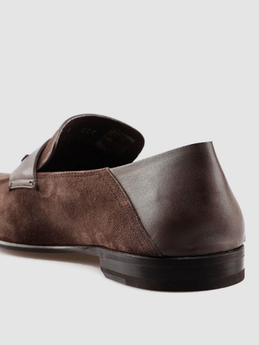 $650 Ermenegildo Zegna Men's Brown Suede Slip On Loafers Shoes UK 7/US 8 - Picture 3 of 8