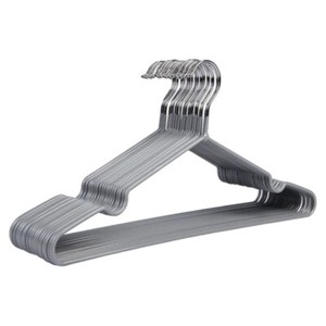 10x Anti-slip Stainless Steel Clothes Hangers Coat Clothes Hanger Rack