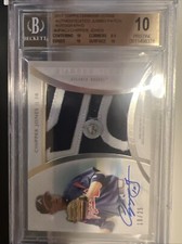 2017 TOPPS DIAMOND ICONS PATCH AUTOGRAPHED RELIC CHIPPER JONES BRAVES /25 BGS 10