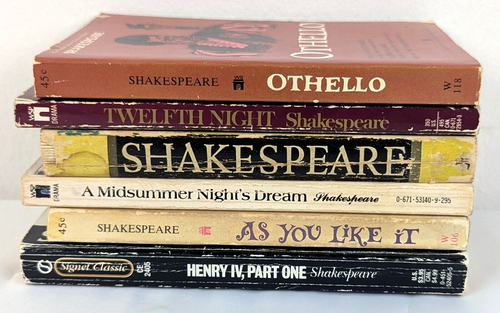 Shakespeare, William Lot of 6 Pocket Paperback Macbeth Henry V Winter Tale - Picture 3 of 4