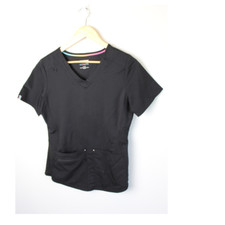 Scrubstar Women's XS Active V-Neck 2 Pocket Stretch Medical Nurse Scrub Top