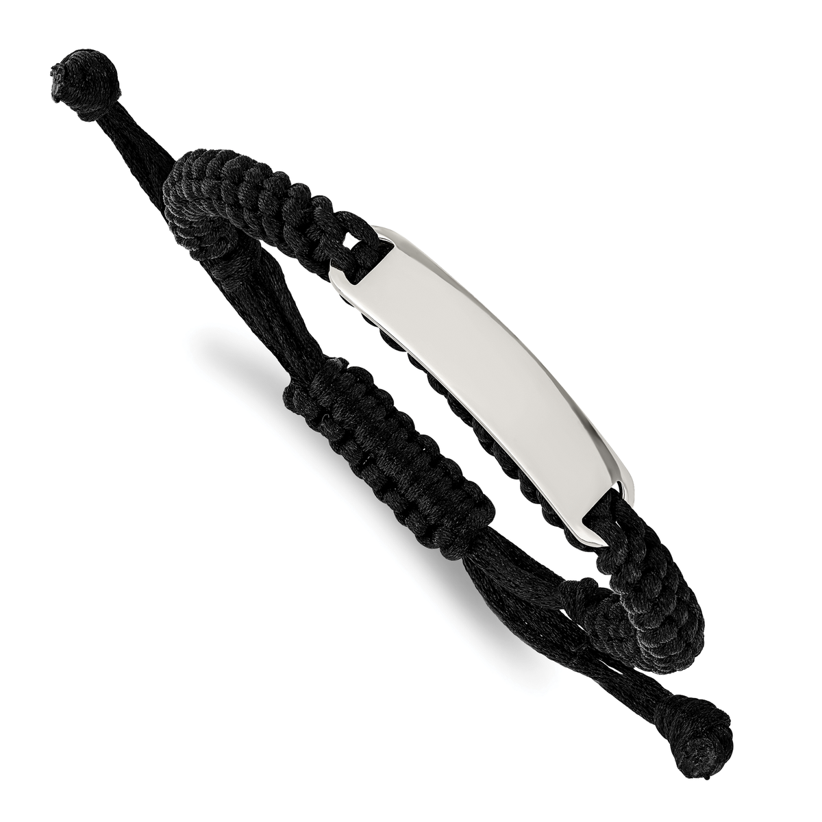 Stainless Steel Polished Adjustable ID Bracelet Stainless Steel Polished Adjustable ID Bracelet