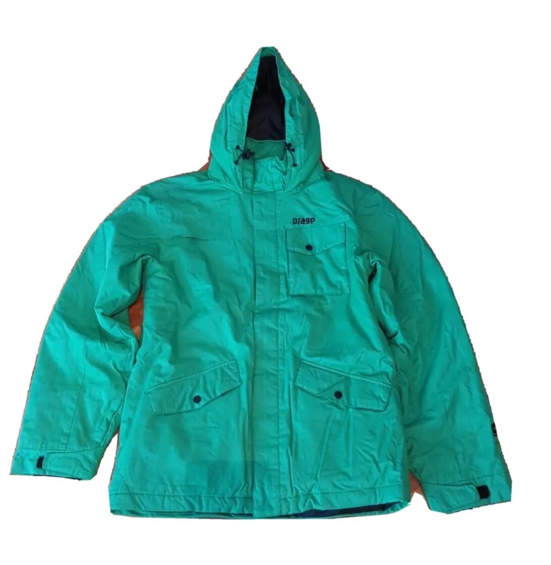 Orage Snowboard/Ski Winter Jacket, Mens, Green eBay