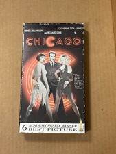 Chicago VHS (2002 film) Richard Gere, Catherine Zeta-Jones, Renée Zellweger pg13