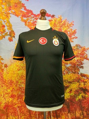 Galatasaray Turkey black 2016 away Nike Dri-Fit Football Shirt. UK boy's  age 16 | eBay