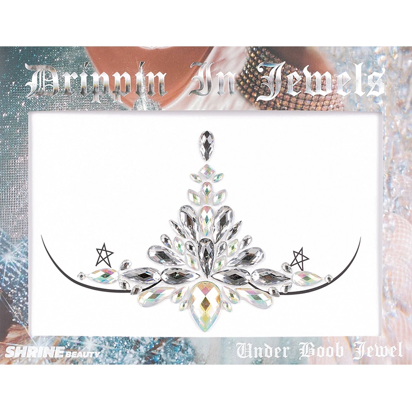 Shrine Beauty Shrine Self Adhesive Drippin' Body Jewel - Holographic