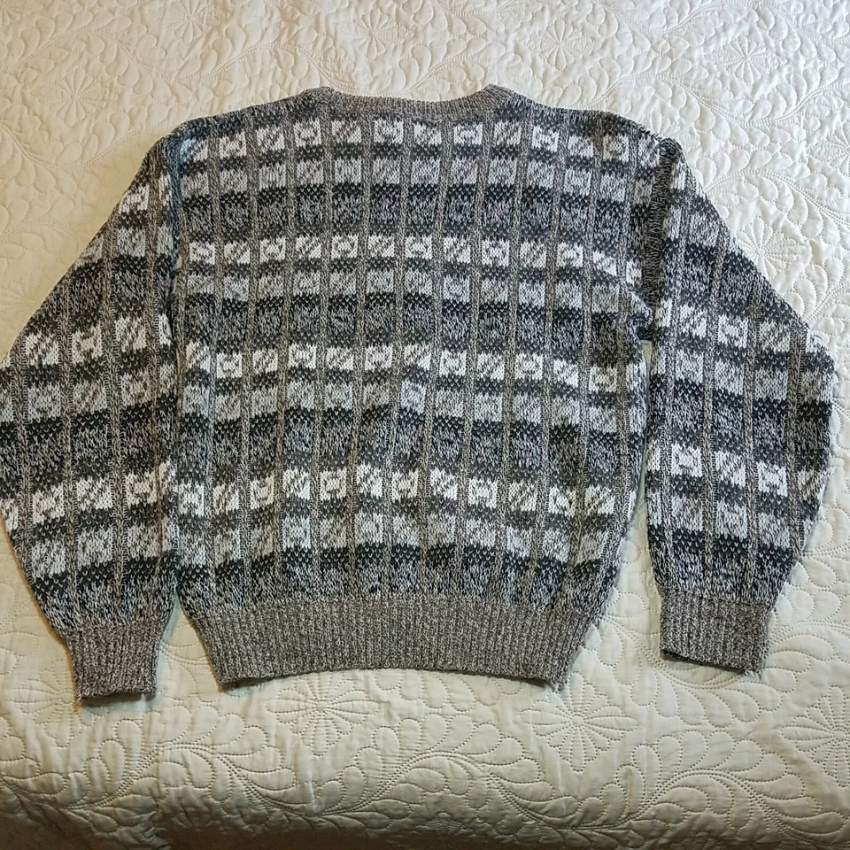 Basic Edition Mens Sweater Med Gray - Image 3 of 4