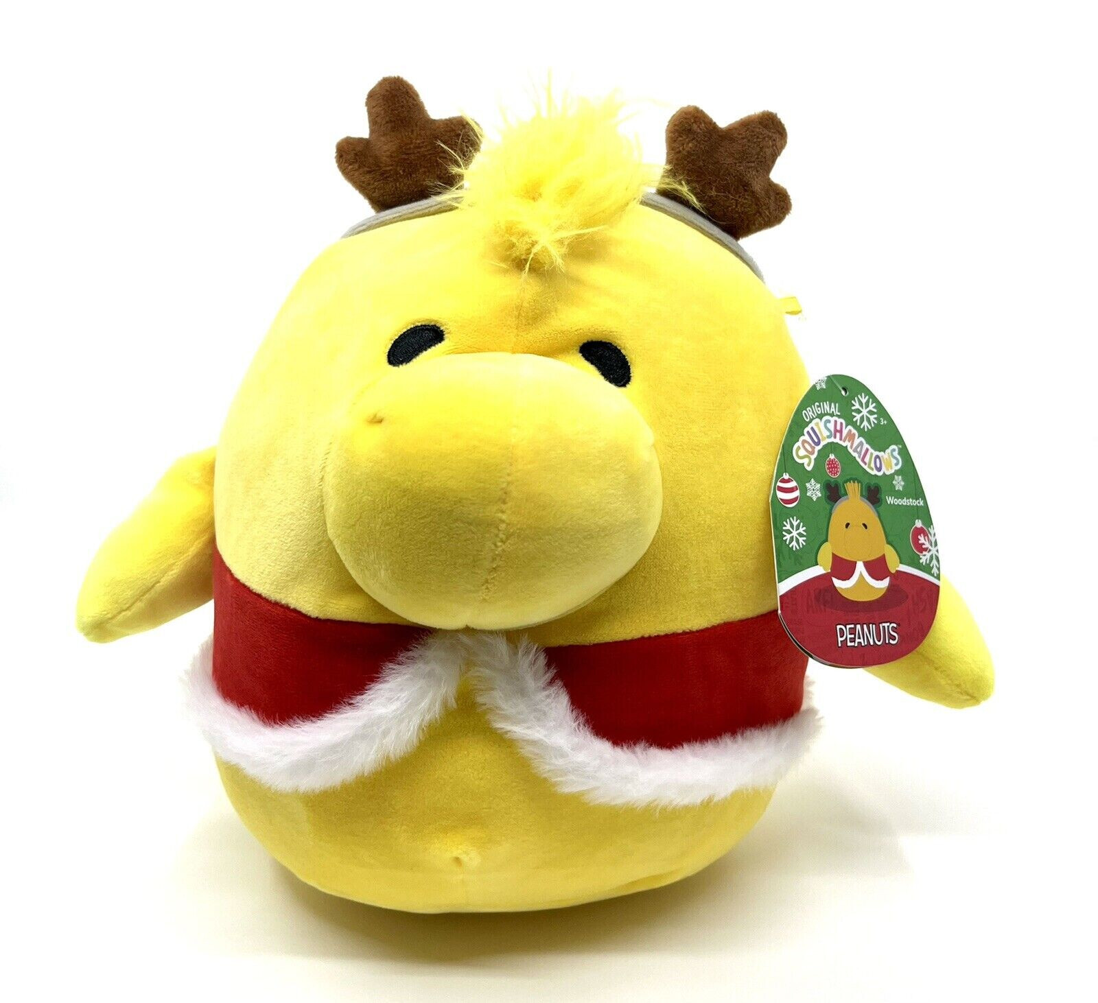 squishmallows-holiday-christmas-8-woodstock-peanut-ebay