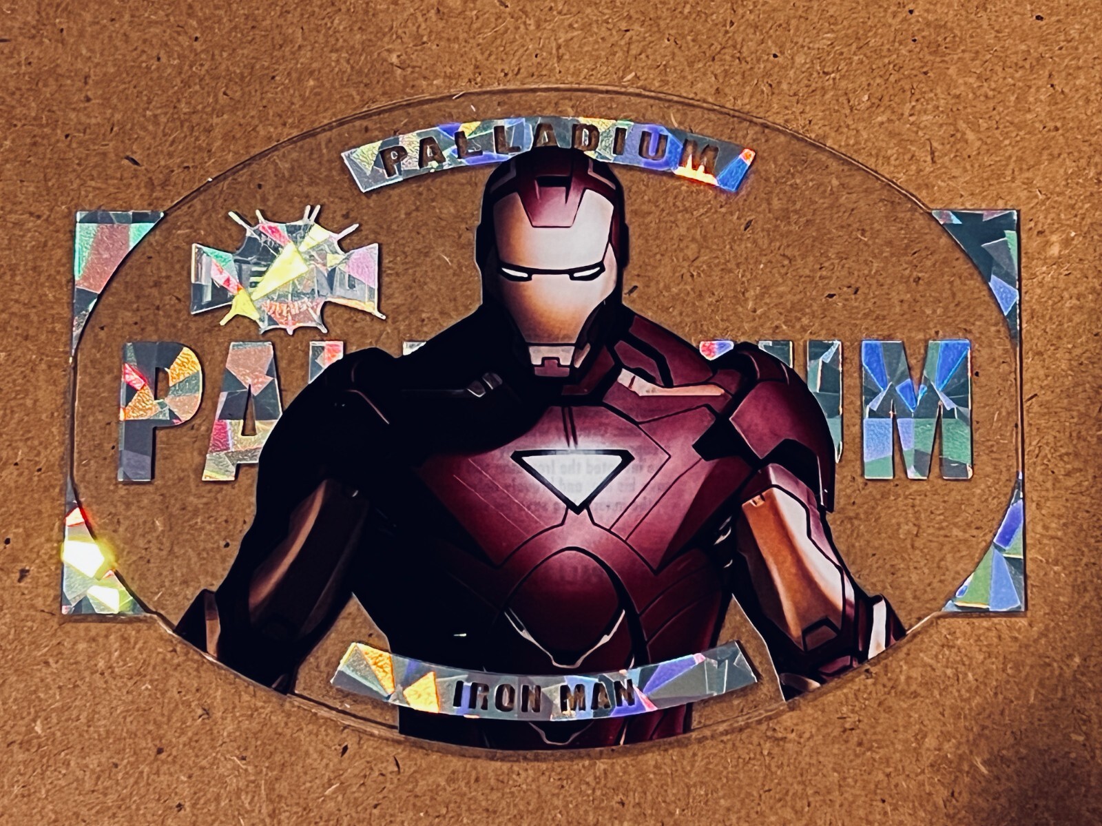 2022 Marvel Metal Universe Spider-Man PALLADIUM #17 of 50 IRON MAN😍😍*