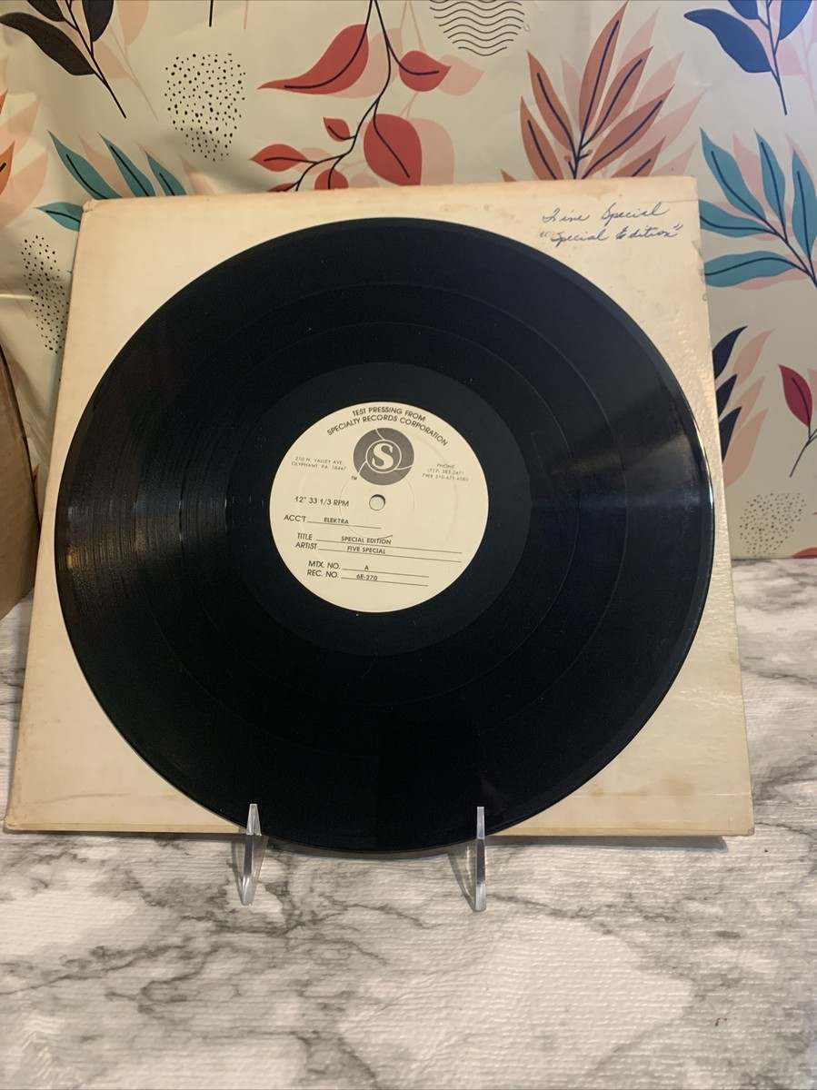 レコード Specialty Records Corporation テストプレス盤