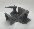 Vintage Star Wars Kenner Rebel Transport Cannons Mount & Base Repro Part 1982