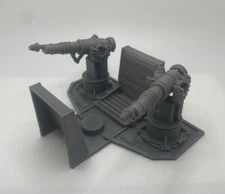 Vintage Star Wars Kenner Rebel Transport Cannons Mount & Base Repro Part 1982