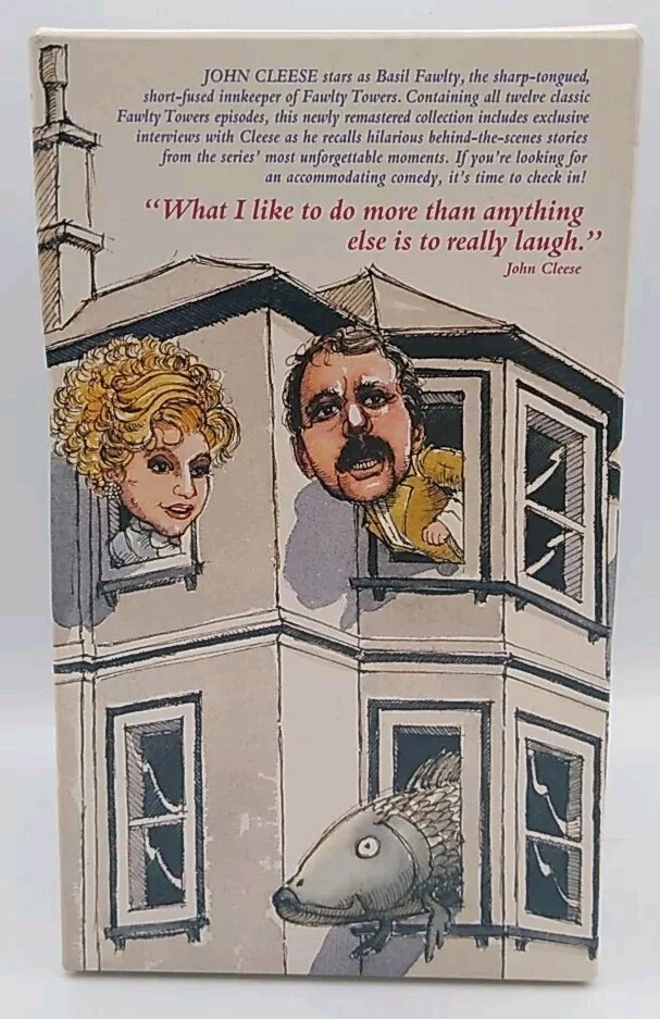 Fawlty Towers The Complete Collection (VHS, 1998, 4-Tape Set) 3 Still Sealed - Image 3 of 4