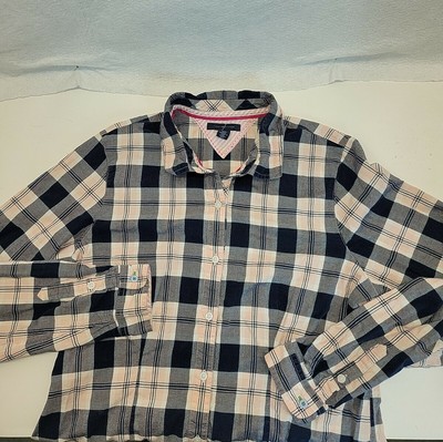 Tommy Hilfiger Womens Long Sleeve Plaid 
