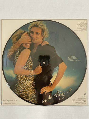 ROD STEWART BLONDES HAVE MORE FUN PROMO VINYL RECORD LP PICTURE DISC 1978 WARNER - Picture 6 of 6
