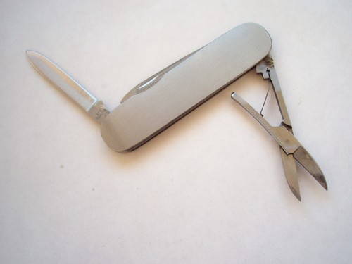ORIGINAL USA MADE SCHRADE 876 STAINLESS STEEL LOBSTER PATTERN KNIFE - Picture 2 of 12