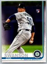 2019 Topps Update #US97 Erik Swanson     Seattle Mariners Rookie