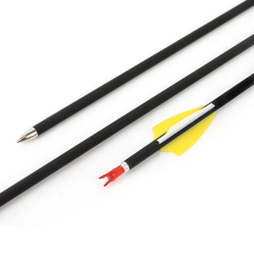 30" Carbon Arrows Archery SP1000 Vanes ID4.2mm Point Recurve Bow Target Shooting - Picture 15 of 18