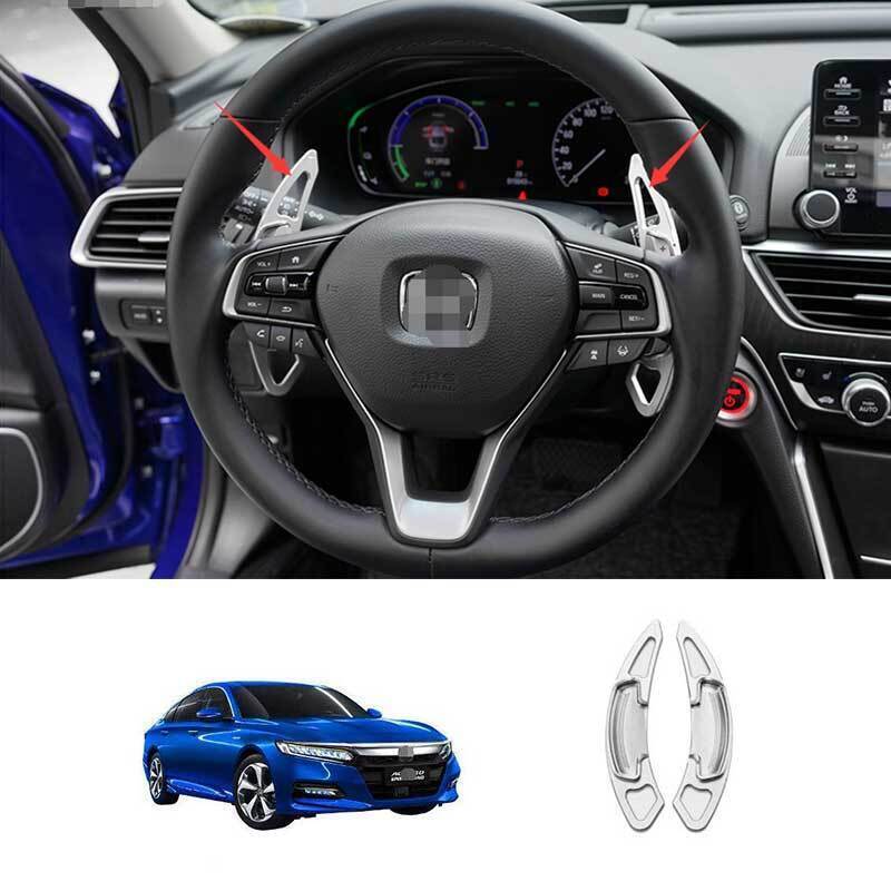 For Honda Accord 2018-2022 Silver Steering Wheel Shift Paddle