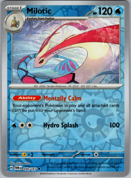 Pokemon - Milotic - 050/167 - Reverse Holo - Twilight Masquerade