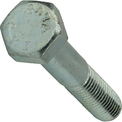 1-1/4''-7 Hex Head Bolts Zinc All Lengths 3In 3-1/2In 4In up to 12 Inch