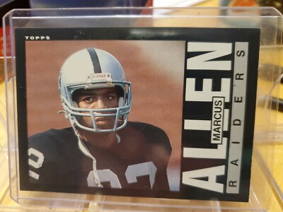 1985 TOPPS MARCUS ALLEN FOOTBALL CARD #282 VERY GOOD LOS ANGELES RAIDERS