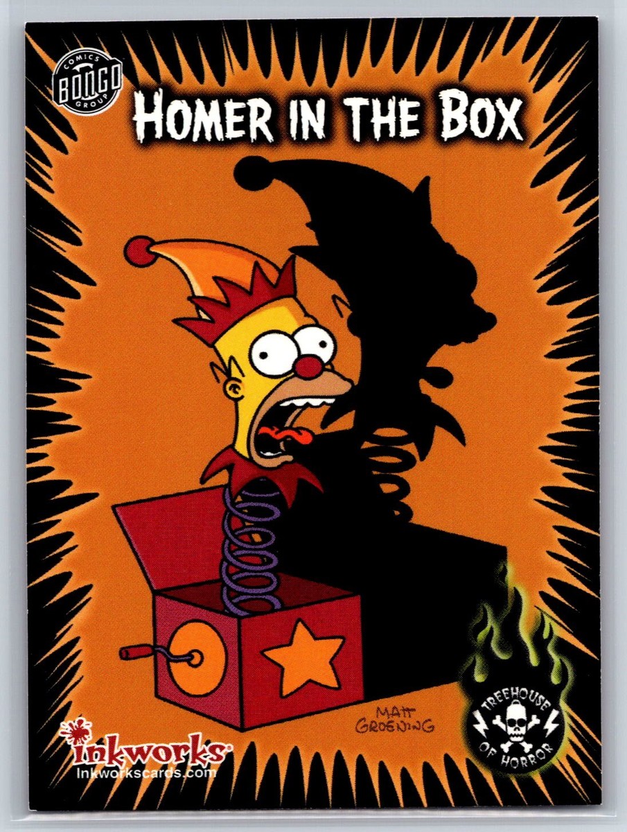 2001 Inkworks The Simpsons Mania Homer in the Box Treehouse