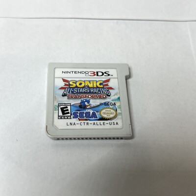Sonic All-Stars Racing Transformed Nintendo 3DS 2DS Authentic