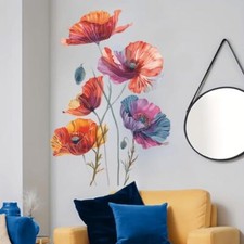 DIY Wall Decal Peeling and pasting, Detachable Wall Decal Mural, Vinyl Lotus