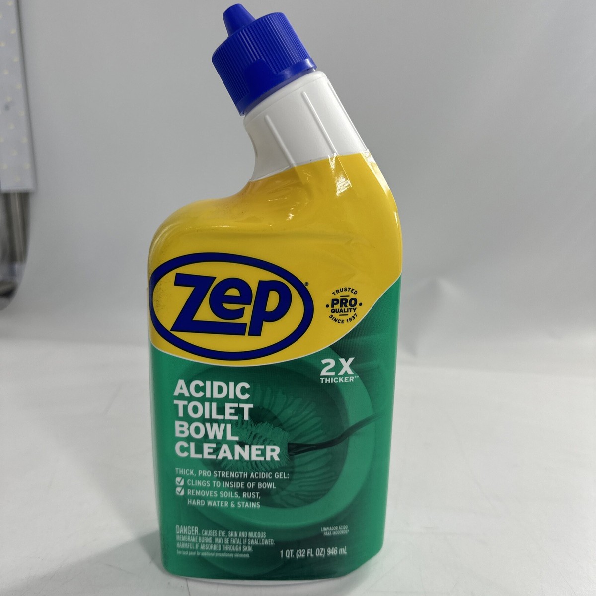 Acidic Toilet Bowl Cleaner, Mint, 32 oz Bottle, 12/Carton Acidic Toilet Bowl Cleaner, Mint, 32 oz Bottle, 12/Carton