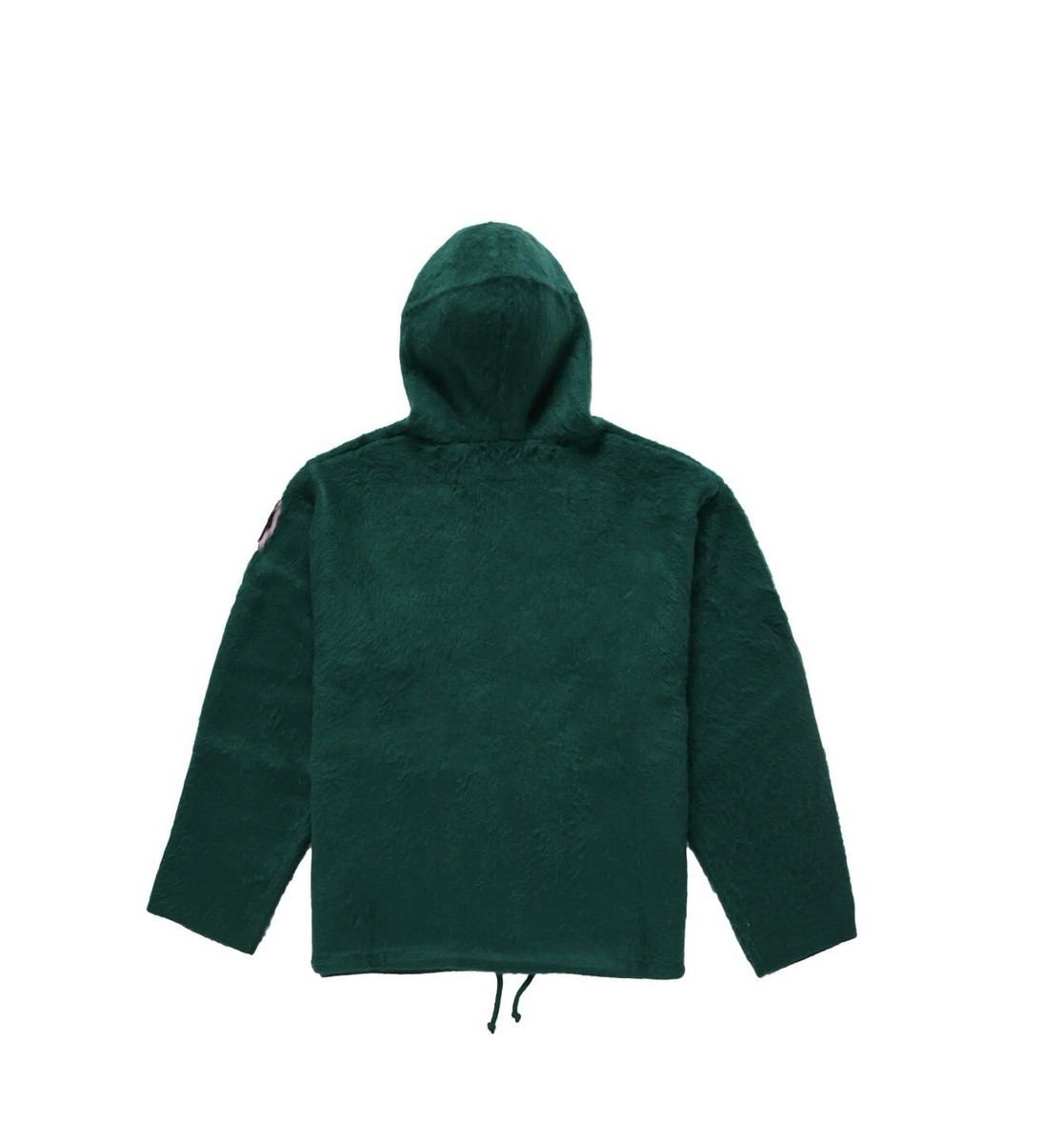 IN-HAND Supreme Accent Brushed Zip Up Hooded Sweater Green IN-HAND Supreme Accent Brushed Zip Up Hooded Sweater Green