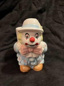 Vintage Relpo Clown With Drum Planter