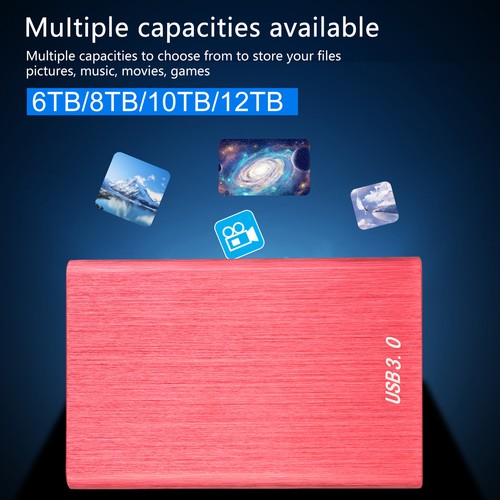 1/2/4/6/8/10/12TB Festplatte High-Speed-Übertragung USB 3.0 Externe Festplatte - Bild 5 von 50