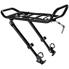 Gep&auml;cktr&auml;ger Aluminium Schwarz einstellbar O-Stand f&uuml;r 24 - 28 Fahrr&auml;der