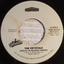 The Crystals "Rudolph" / Ronettes "I Saw Mommy Kissing Santa Claus"  VG+