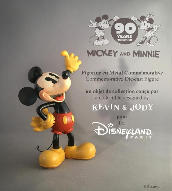 Figurine Mickey Mouse en métal précieux : retrouvez la magie de votre enfance