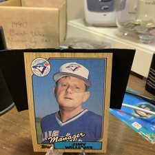1987 Topps #786 Jimy Williams Toronto Blue Jays Baseball Card