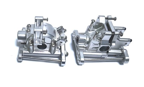 Juego de caja de cambios delantera trasera KEBEILEE CNC Alu7075 para Losi 8IGHT-X Super Lasernut 1/6 - Imagen 9 de 17