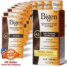 BIGEN PERMANENT POWDER HAIR COLOR No Ammonia Mix with Plain Water 6g / 0.21 oz
