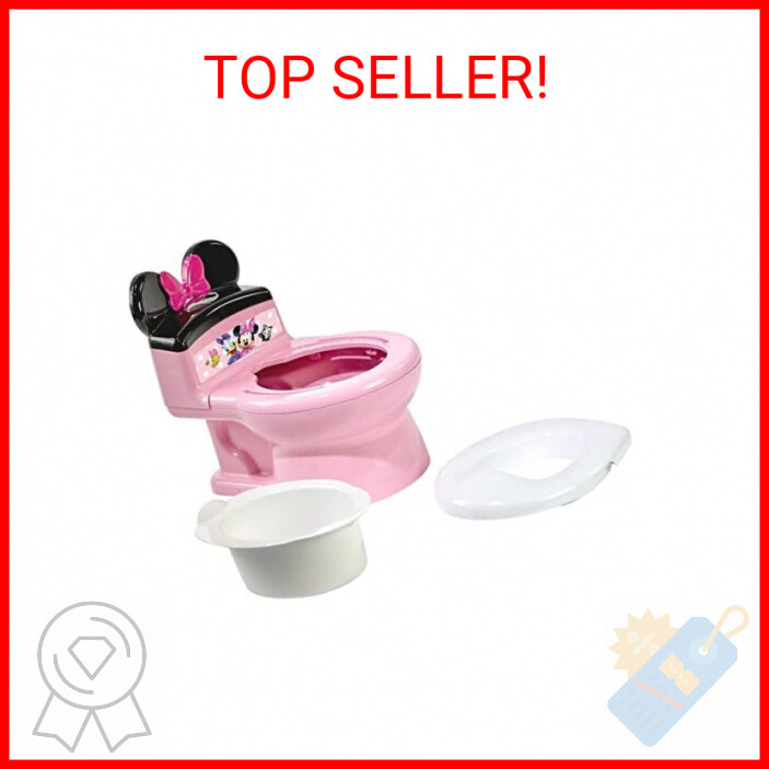 The First Years Disney Minnie Mouse Potty Training Toilet and Toddler  Toilet Sea