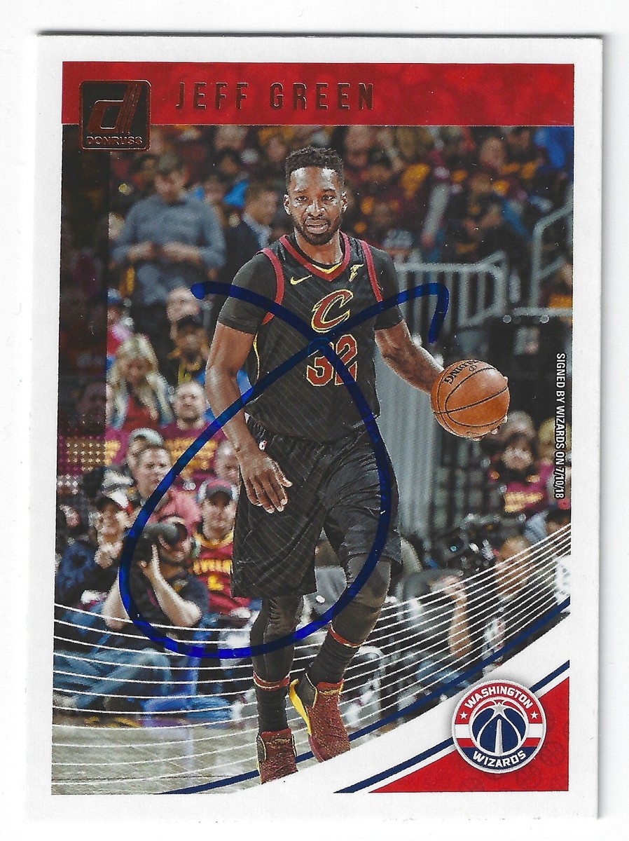 JEFF GREEN CLEVELAND CAVALIERS SIGNED CARD ROCKETS CELTICS NUGGETS