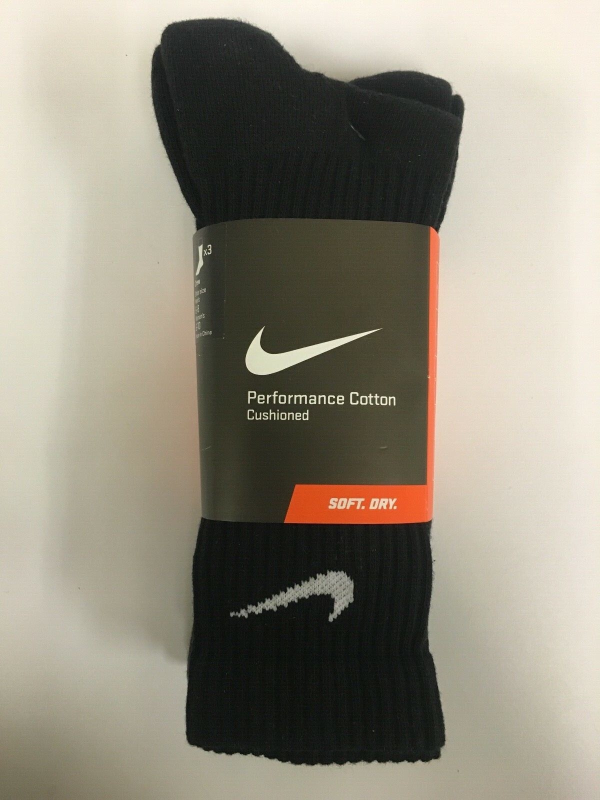 performance cotton cushioned nike socks